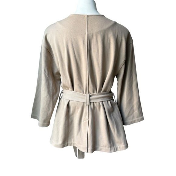 NWT, Banana Republic Factory Twill Knit Jacket, Sz L - Picture 7 of 12